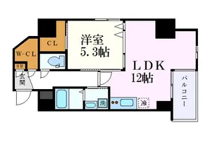 ロア金山【8階】の間取り