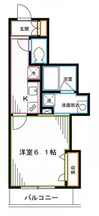 ABBEY ROAD【3階】の間取り