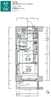 XEBEC長原(ジーベック長原)【7階】の間取り