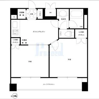 ルーブル高田馬場参番館【7階】の間取り