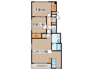 スカイパレスN21【4階】の間取り