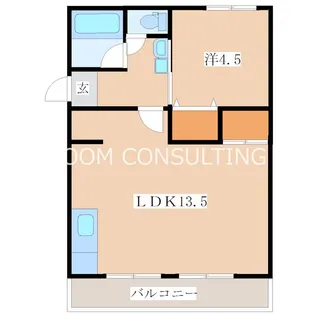 プレイスいしき【3階】の間取り