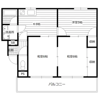 第3福田ビル【3階】の間取り