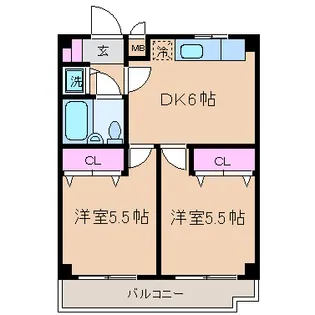 アルカンシェール【4階】の間取り