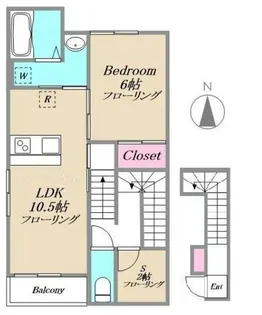 Kosugi-un A【2階】の間取り