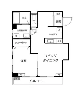 東京都中野区新井5【マンション】の間取り