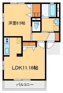 群馬県伊勢崎市宮子町【アパート】の間取り