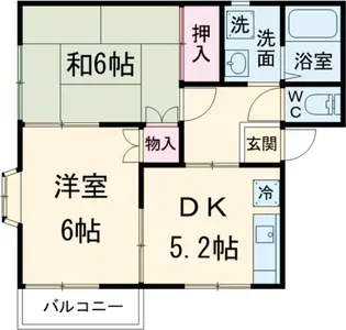 ルーバン【2階】の間取り