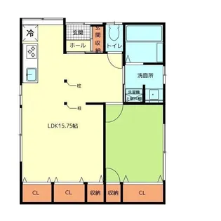 Khazana Yamazaki【1階】の間取り