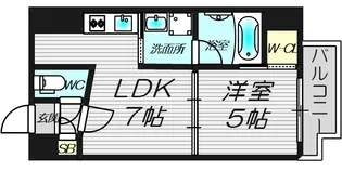 RICHIE NAGAMOTO【5階】の間取り