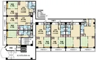 シャトレ白金【3階】の間取り