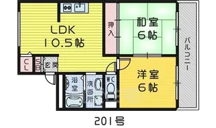 ソフィアマンション【1階】の間取り