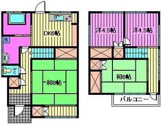 埼玉県さいたま市見沼区堀崎町【一戸建】の間取り