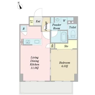 G・FIII【5階】の間取り