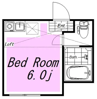 ユナイト追浜ヴィーナス【1階】の間取り