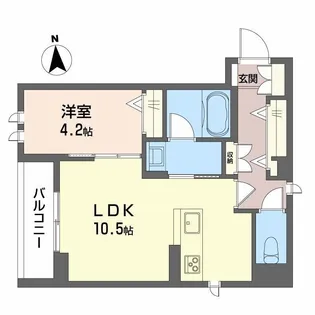 エルドール鉄砲町東【3階】の間取り