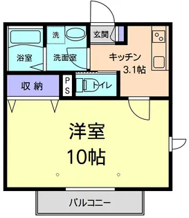 寿町レジデンス【1階】の間取り