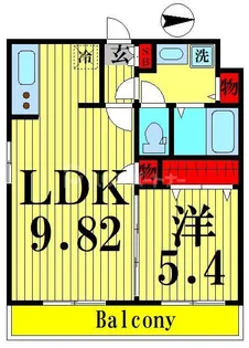 アーバンパーク六町【3階】の間取り