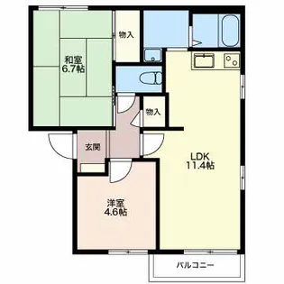 アペックス日進DEF【1階】の間取り