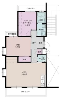 醍醐東市営住宅3棟【2階】の間取り