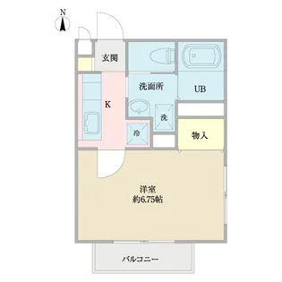 サンライズ西立野【1階】の間取り