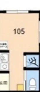 TOKYOβ用賀【1階】の間取り