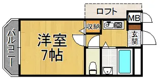 カリフォルニアドリーム【1階】の間取り