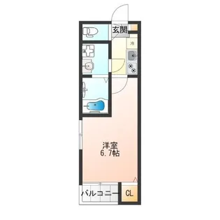 南大阪ミカーサ【2階】の間取り