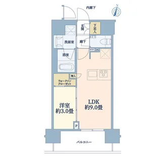 ルジェンテ藤沢【4階】の間取り