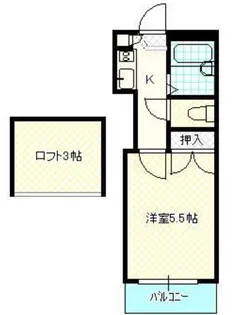 ロイヤルパレス庭瀬【1階】の間取り