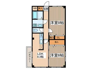 フドウドリーム【2階】の間取り