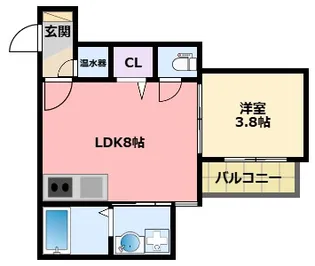 メゾンプラーナ笠屋【2階】の間取り