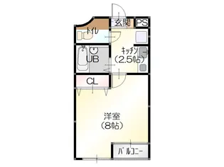 ワイズガーデン【3階】の間取り