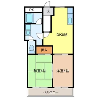 グリーンヒルズII【1階】の間取り