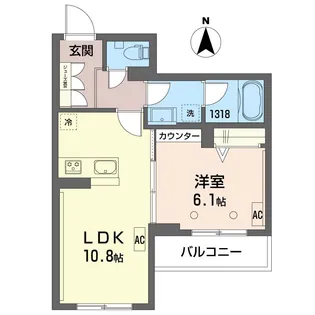 i’ll shine【3階】の間取り