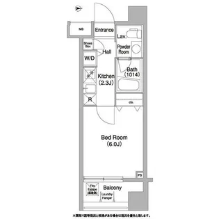 コンフォリア本所吾妻橋【3階】の間取り