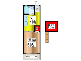 メゾン・ラ・テ-ル【1階】の間取り