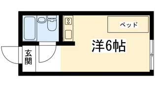 カレッジアンハウス玄琢【2階】の間取り