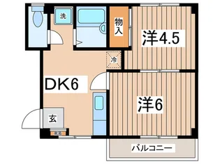 小山サンハイツの間取り