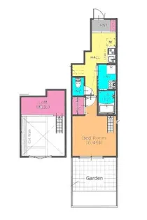 アルティア一橋学園【1階】の間取り