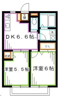 ケート井の頭【2階】の間取り
