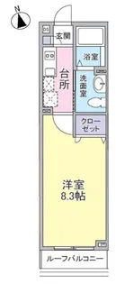 サニーヒルズ【1階】の間取り