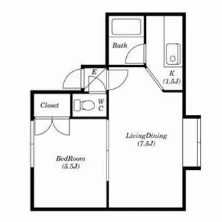 コンフォート平岡33【2階】の間取り