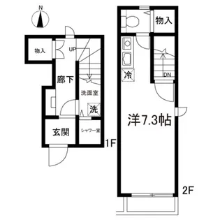 シャトル SINOの間取り