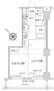 アイル川崎ステーションプラザ【7階】の間取り