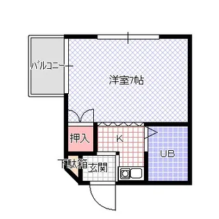 三和ハイツ萱島【4階】の間取り
