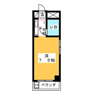 パークヒルズ横浜【1階】の間取り