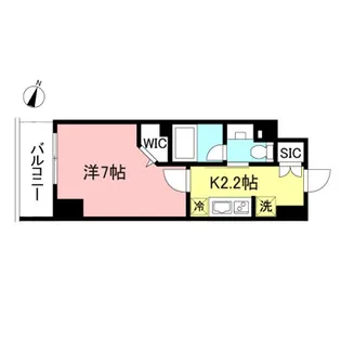 プライムメゾン初台【2階】の間取り