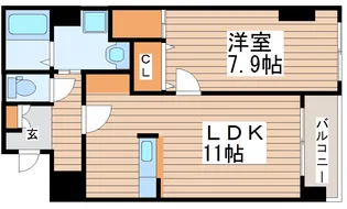 新田東レジデンス弐番館【2階】の間取り