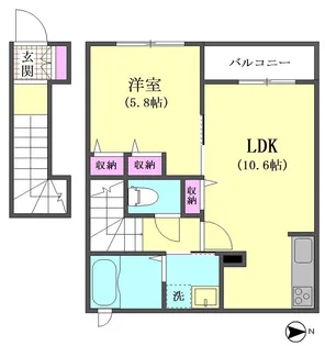 Alflat【2階】の間取り